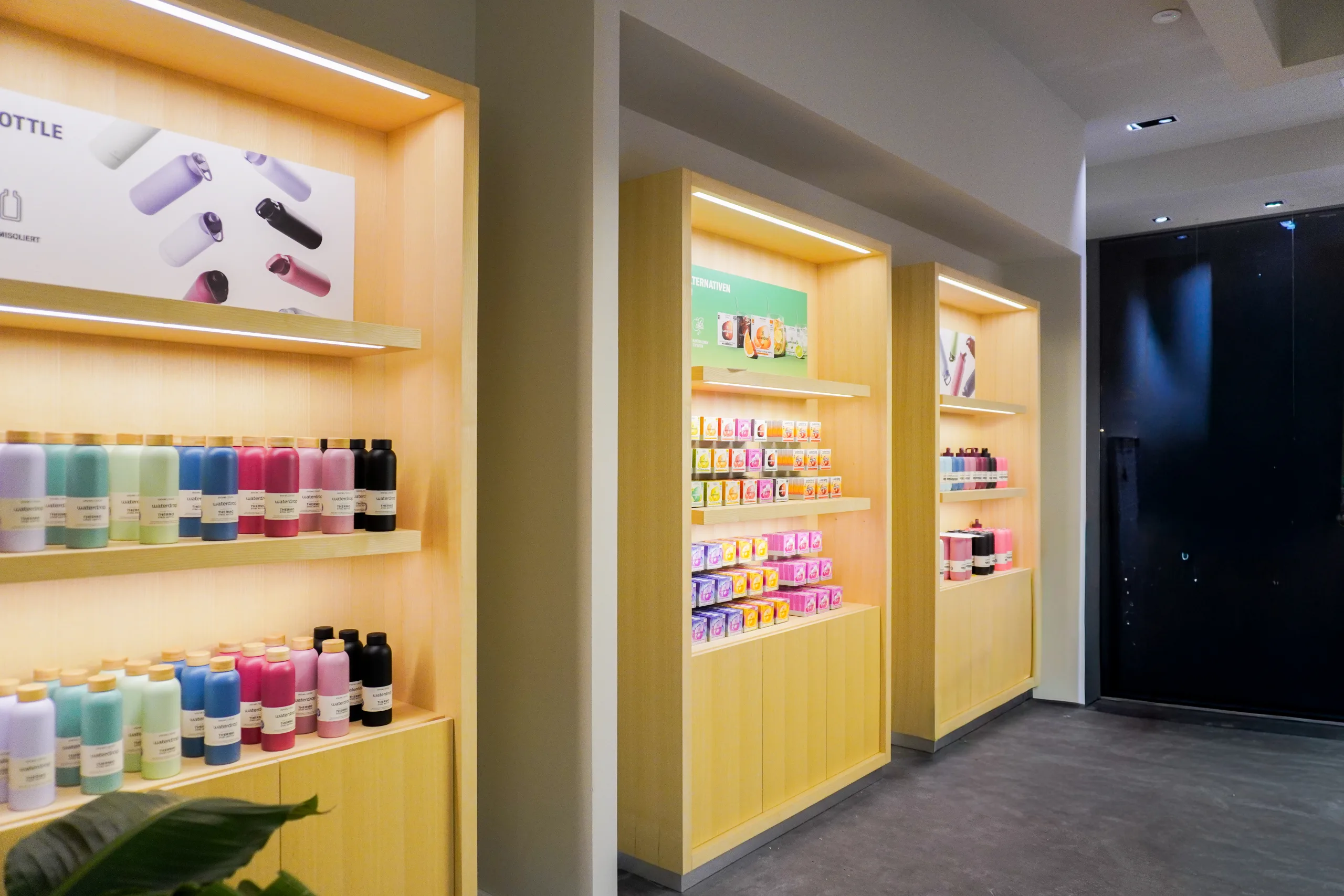 Waterdrop Store Berlin – Ladenausbau